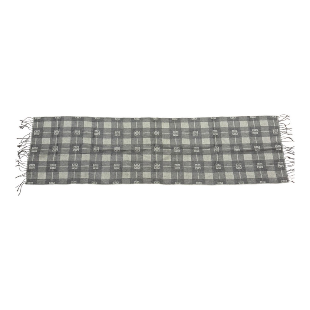 Givenchy Gray Patterned Scarf